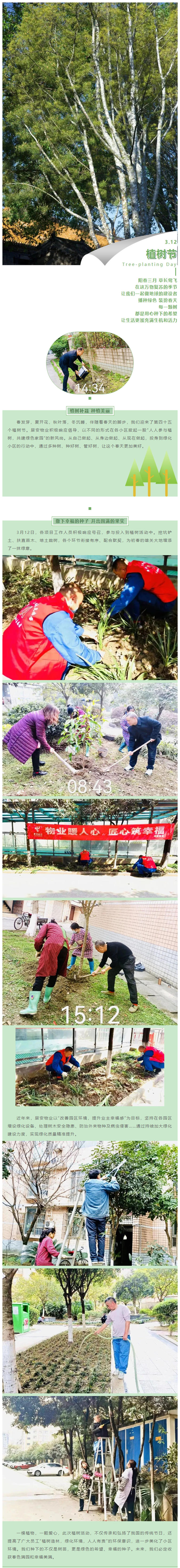 拥抱春天 呵护绿色